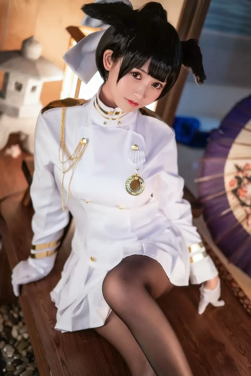 鳗鱼霏儿 双人本 舰队服 性感女神写真素材-丽图阁