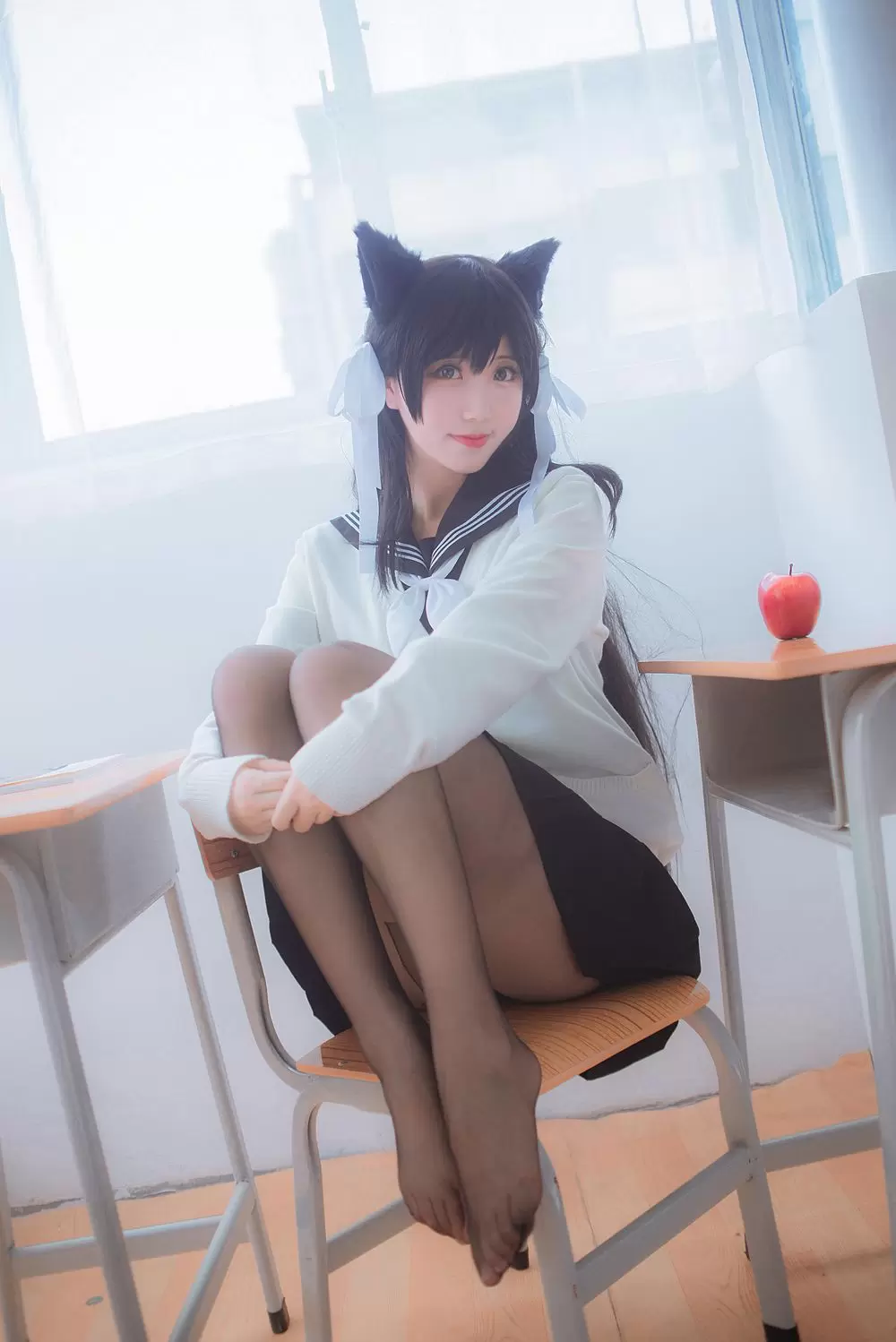 微博红人Coser@黑川 獒犬制服 美女模特性感写真图片-丽图阁