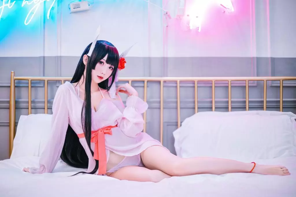 人气动漫Coser@面饼仙儿 鲟睡衣 压箱底的高清美女壁纸-丽图阁