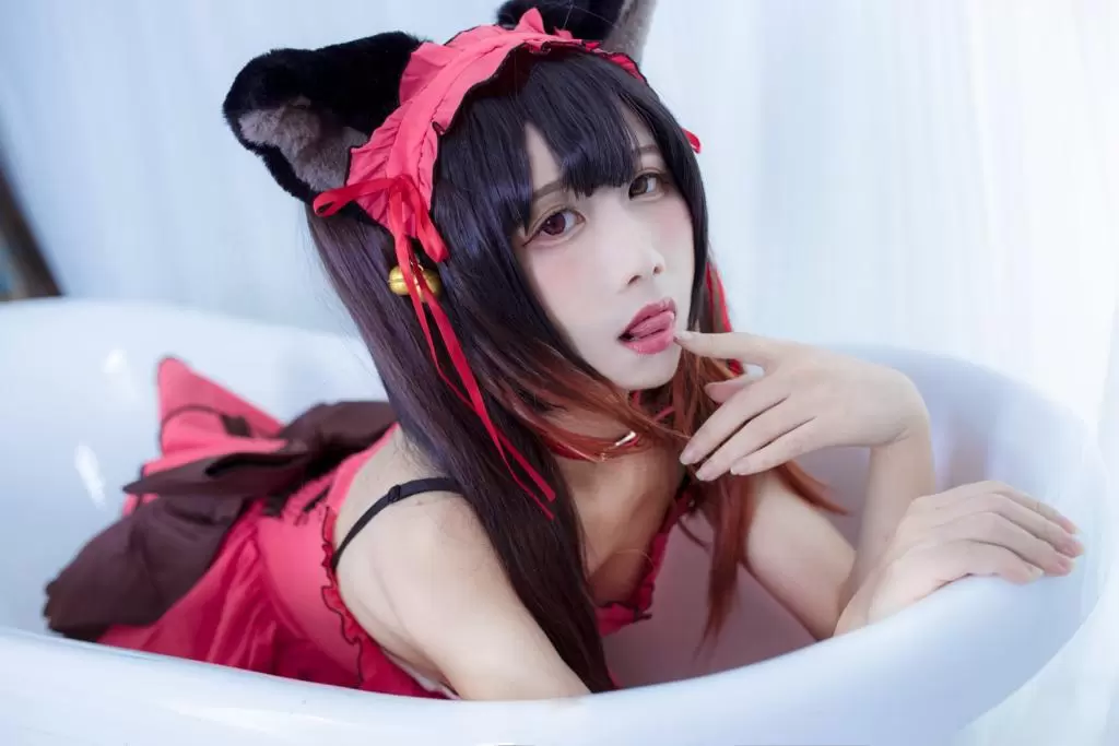 网紅Coser@九曲Jean – 猫娘狂三 压箱底的高清美女壁纸-丽图阁