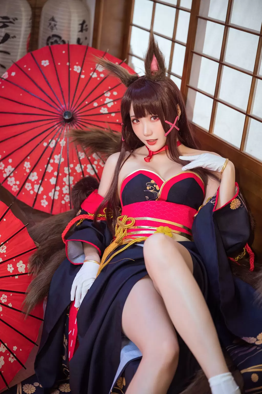 动漫Coser@瓜希酱 赤城 气质美女写真图片大全-丽图阁