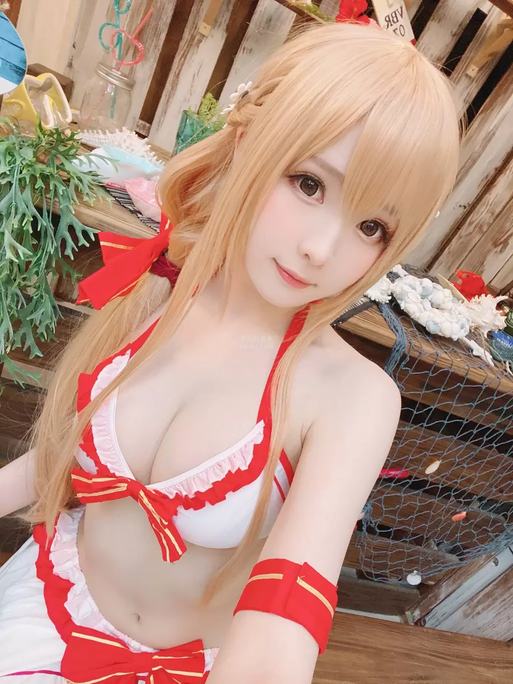 人气Coser@霜月shimo 泳装 高清性感美女图片-丽图阁