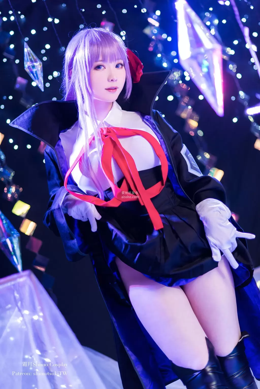 人气Coser@霜月shimo BB 美女模特迷人写真照-丽图阁