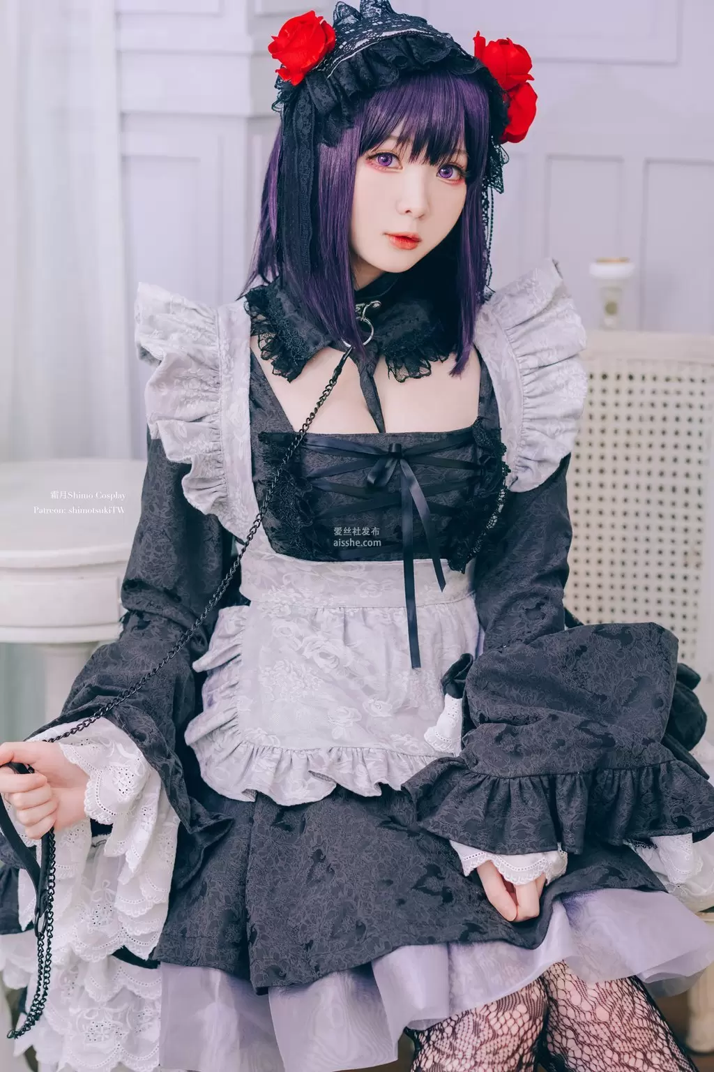 人气Coser@霜月shimo 黑江 美女写真免费素材-丽图阁