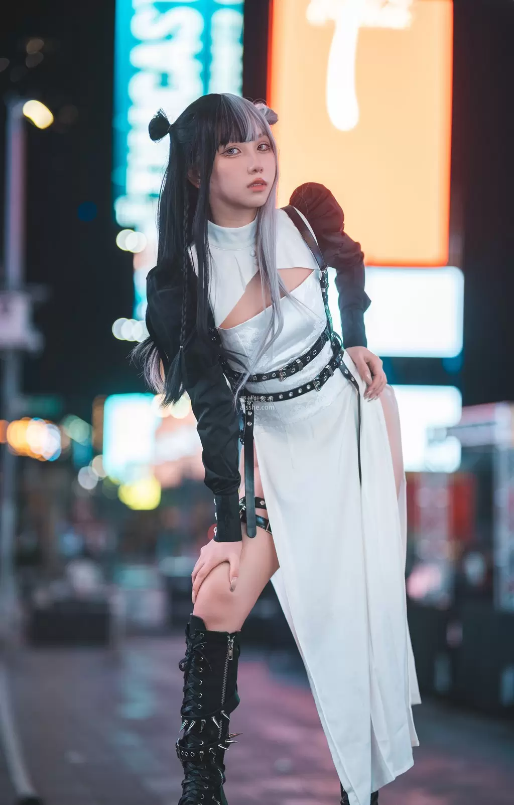 网红Coser 果咩酱w – 中式赛博 美女图片写真套图合集-丽图阁