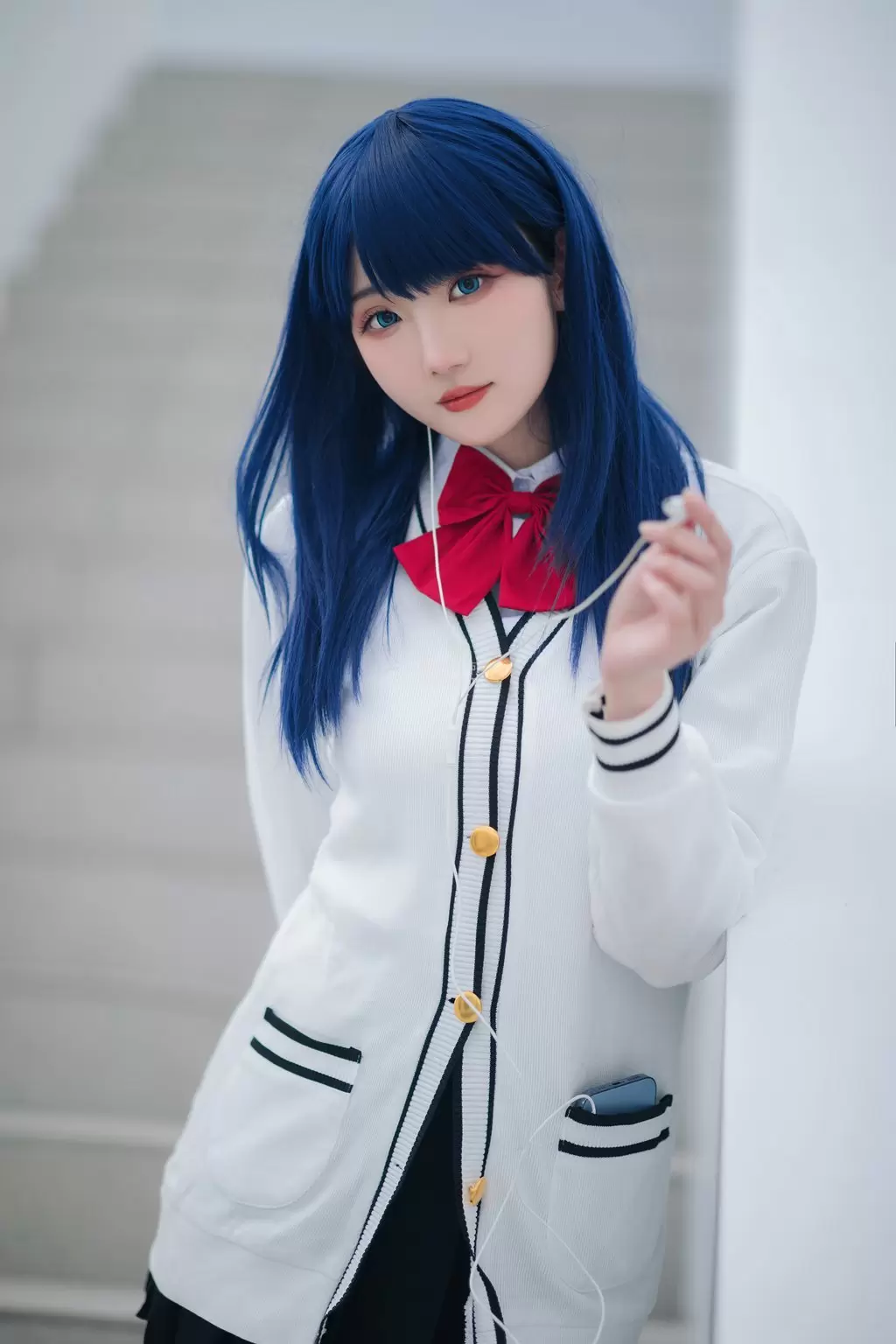 动漫Coser@瓜希酱 宝多六花 制服 性感迷人黑丝诱惑-丽图阁