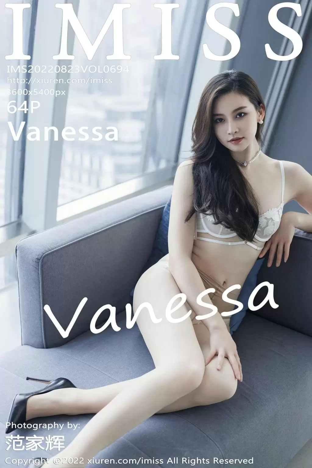 [IMISS爱蜜社] 2022.08.23 VOL.694 Vanessa 时尚美女写真壁纸图片照-丽图阁