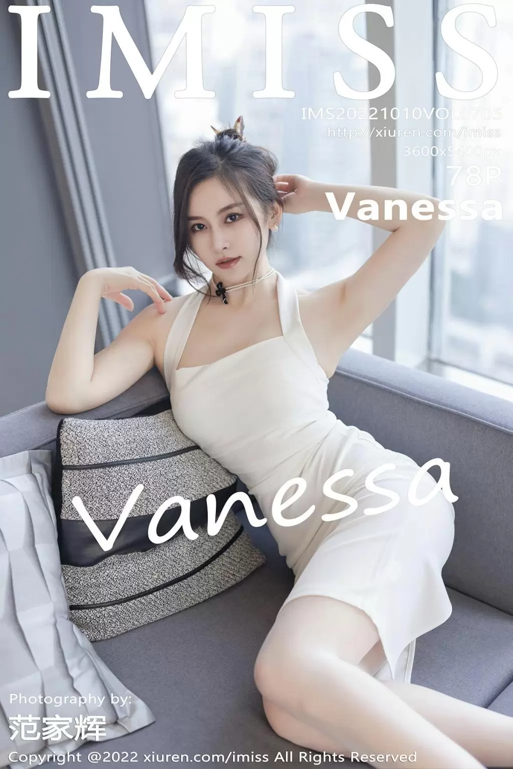 [IMISS爱蜜社] 2022.10.10 VOL.705 Vanessa 高颜值好身材美女壁纸高清好看-丽图阁