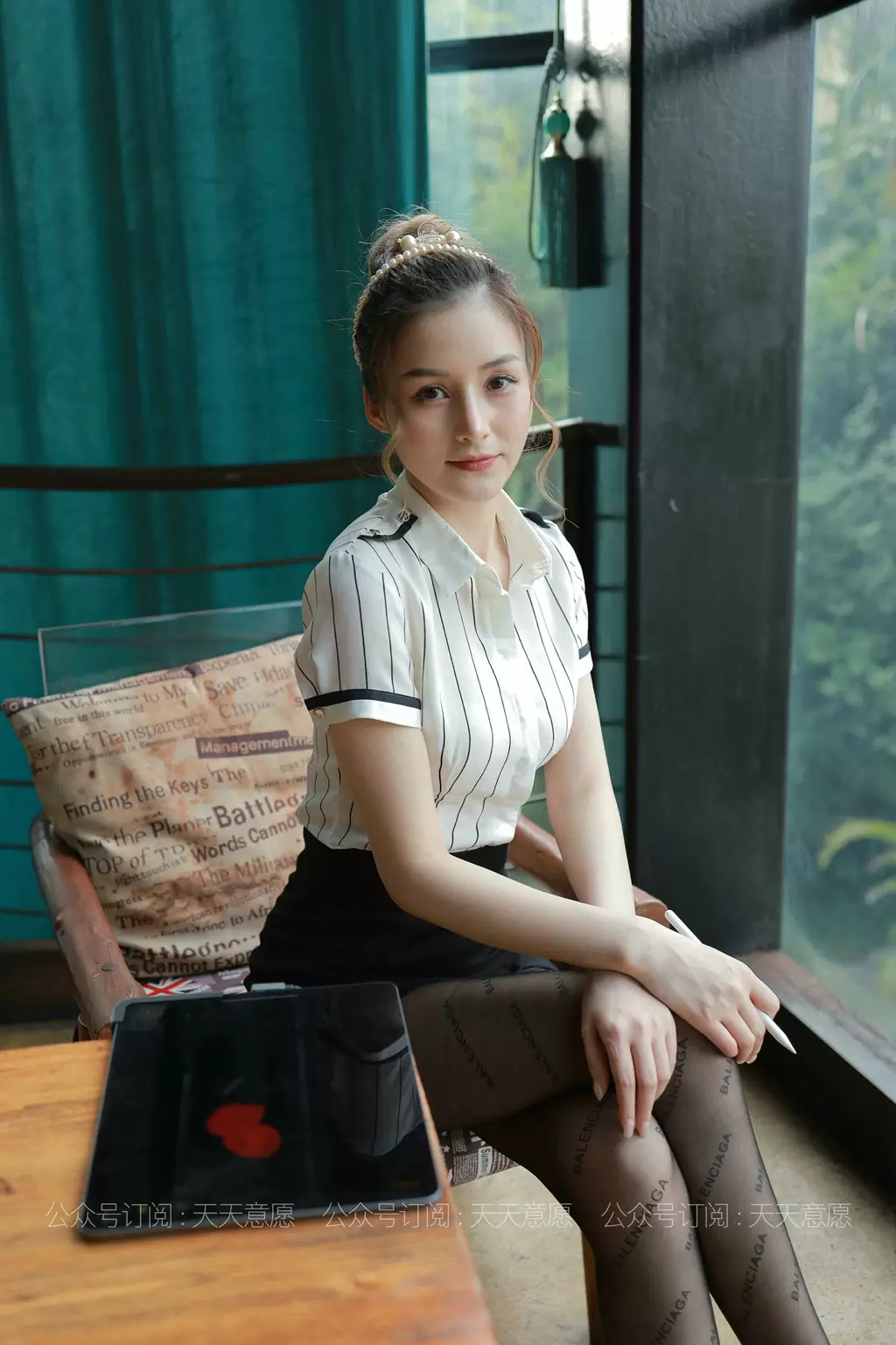 [IESS异思趣向] 2021.07.07 丝享家 854：九妹《甜美女主管》 个人艺术写真素材-丽图阁