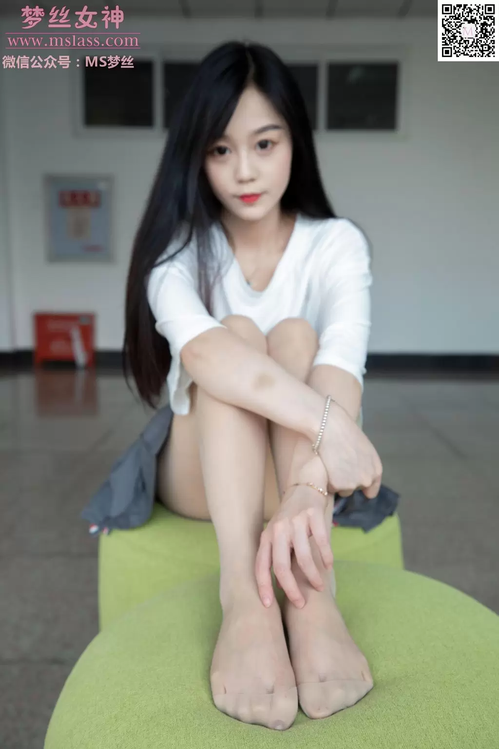 [MSLASS梦丝女神] 2019-09-08 灵灵 学后的她 美女小姐姐照片壁纸-丽图阁