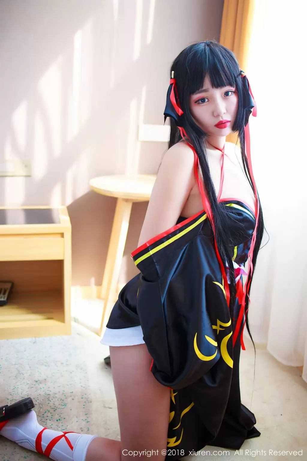 [XiuRen秀人网] No.1118 米粒米粒 cosplay小姐姐美图 cos美女网红写真套图-丽图阁