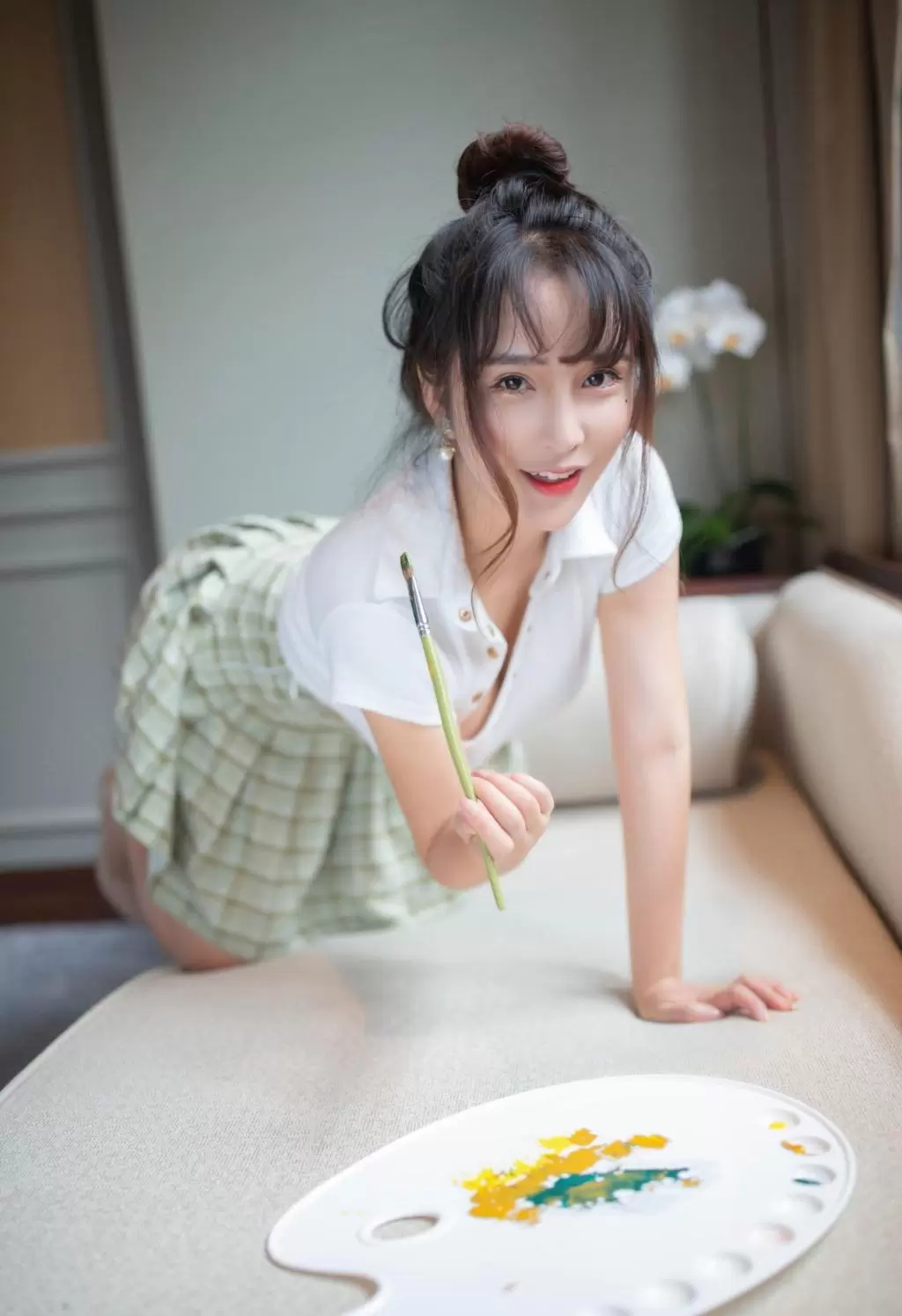 [XiuRen秀人网] No.1705 陶喜乐_lele 美女写真艺术照图片-丽图阁