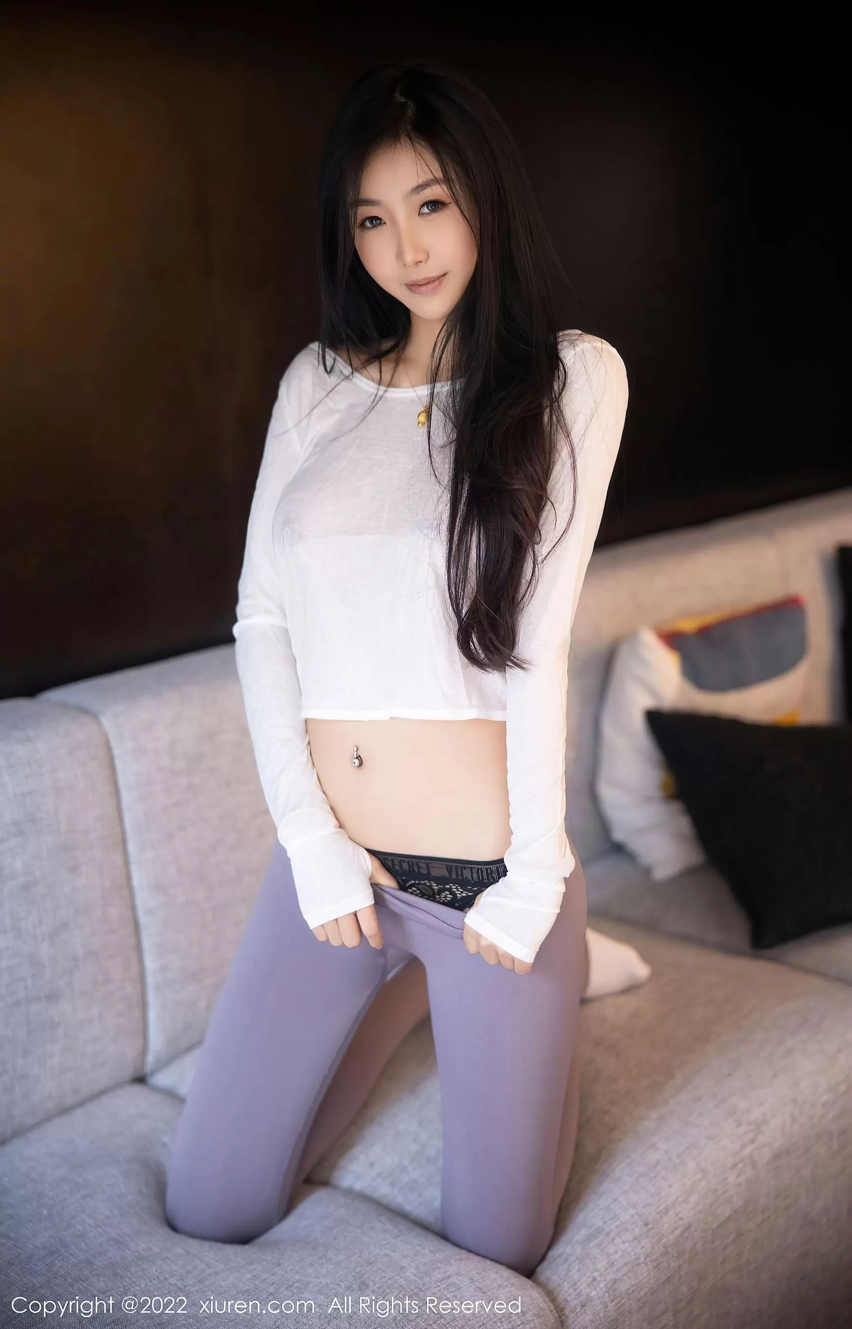 No.5799 苏苏阿 新人瑜伽服 气质美女高清壁纸-丽图阁