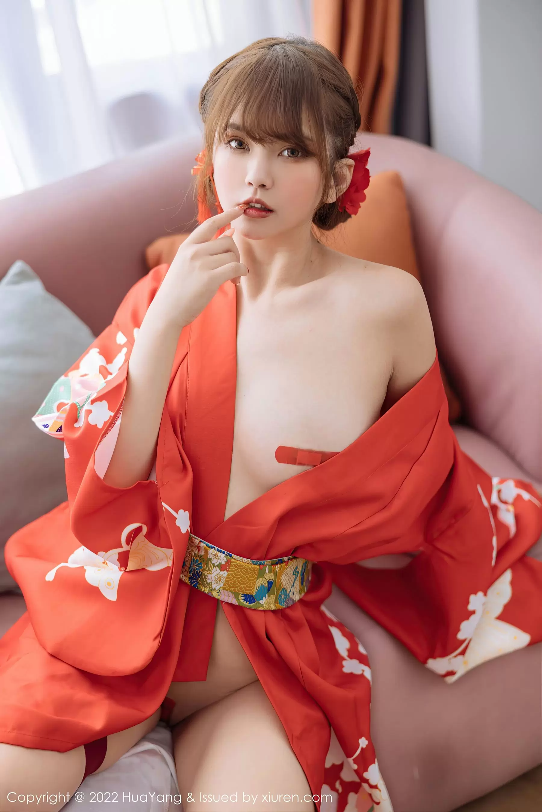 VOL.518 张思允Nice 和服美臀 美女经典黑丝写真套图-丽图阁