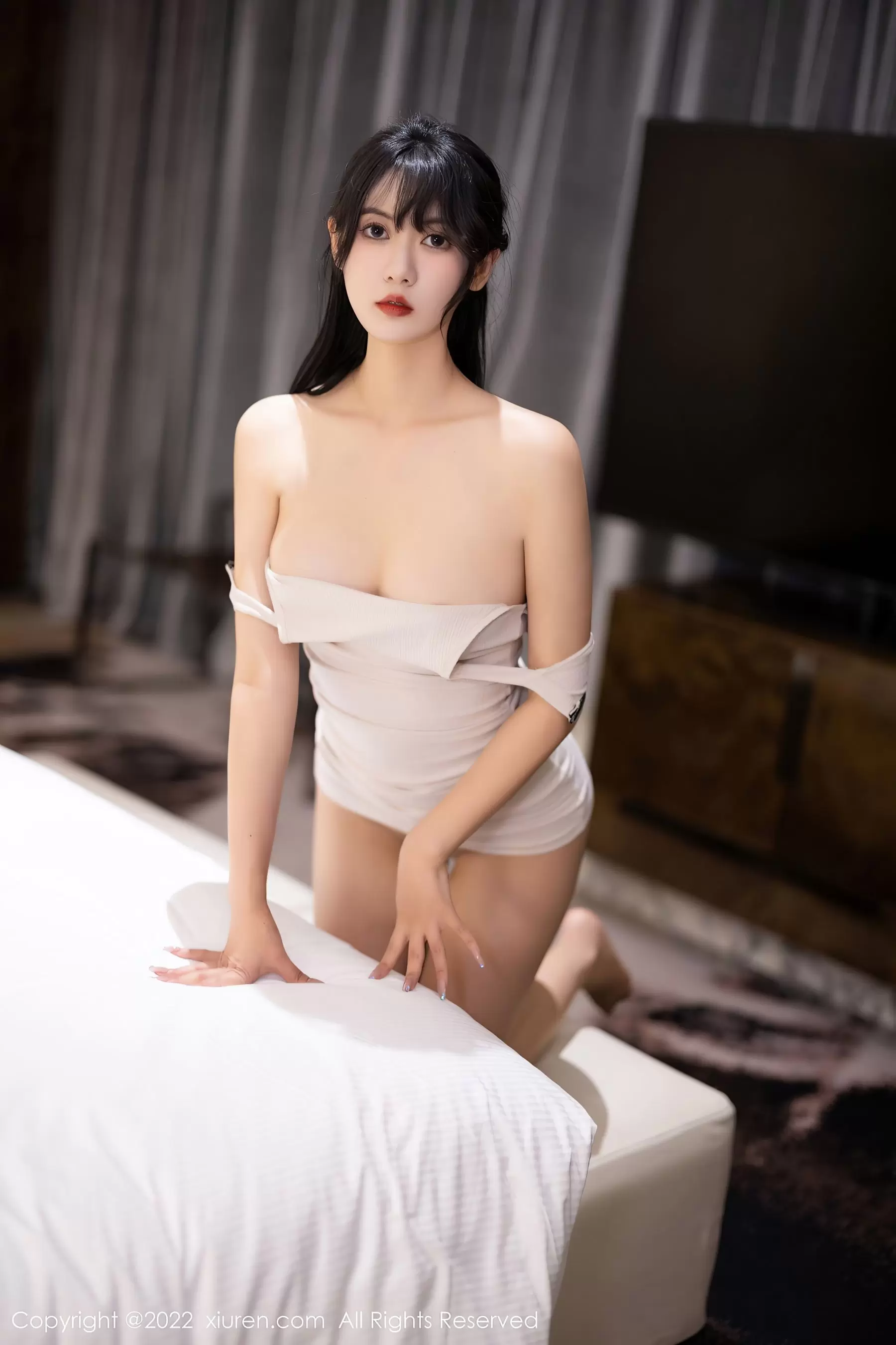 No.6043 林子遥 丝袜美腿 写真美女高清壁纸-丽图阁