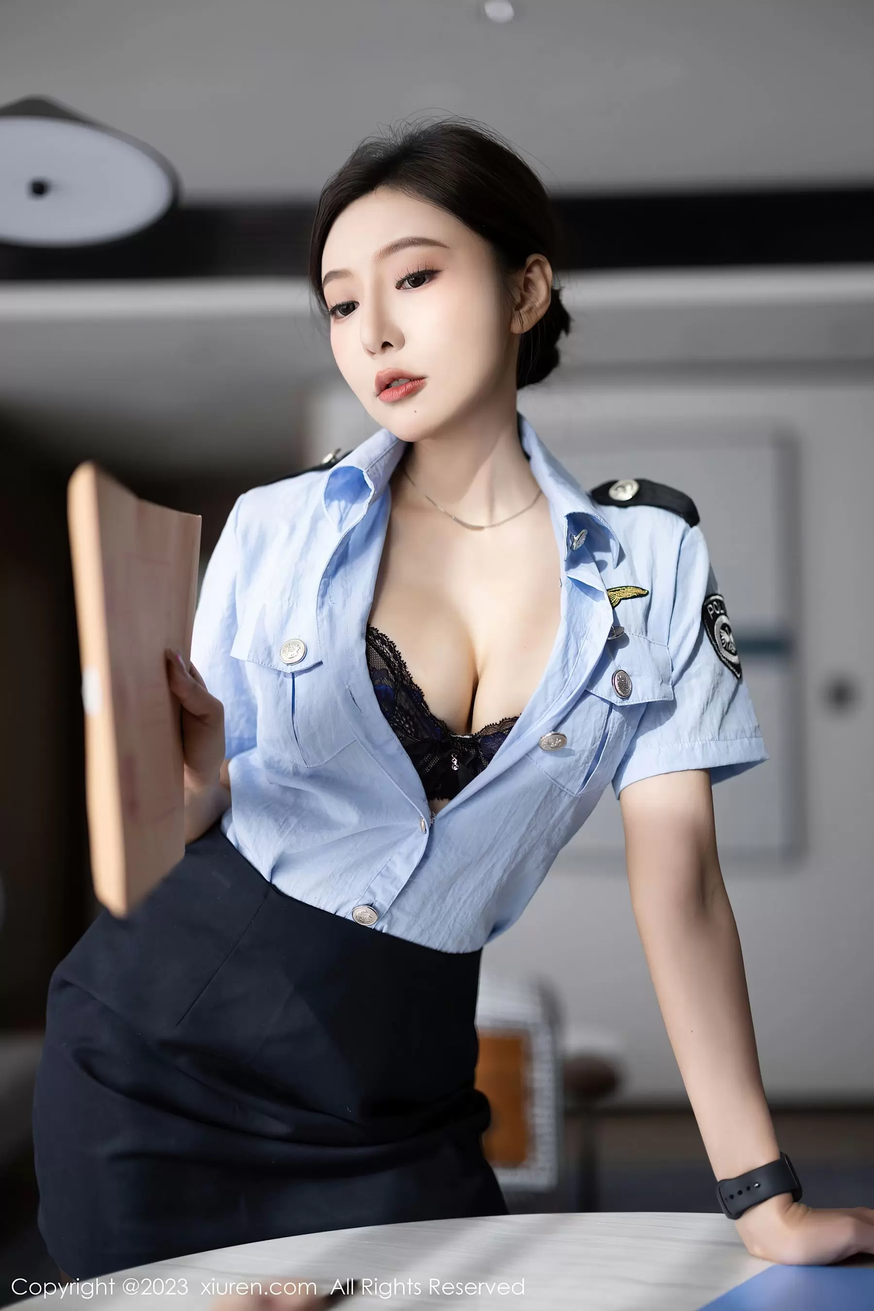 No.7340 王馨瑶yanni 美腿黑丝 气质美女妩媚写真-丽图阁