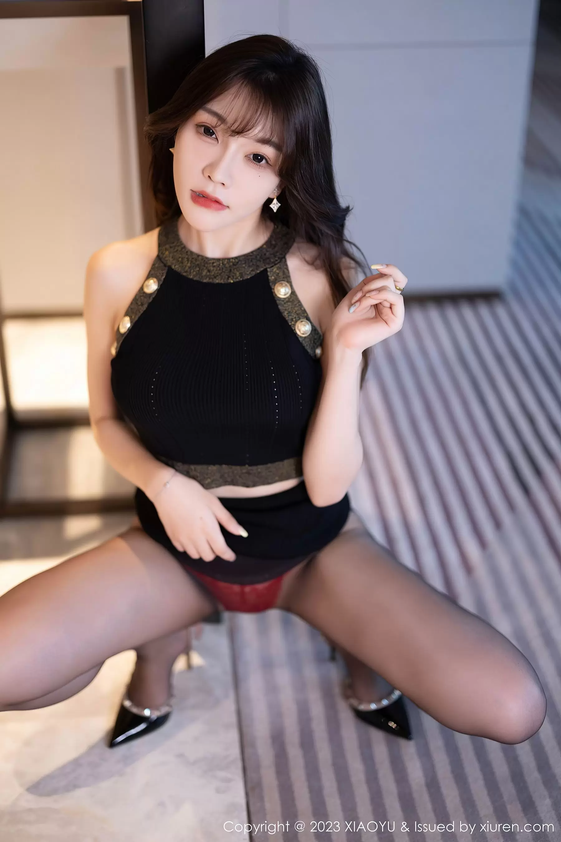 VOL.1137 徐莉芝Booty 黑丝时尚 气质美女妩媚写真-丽图阁