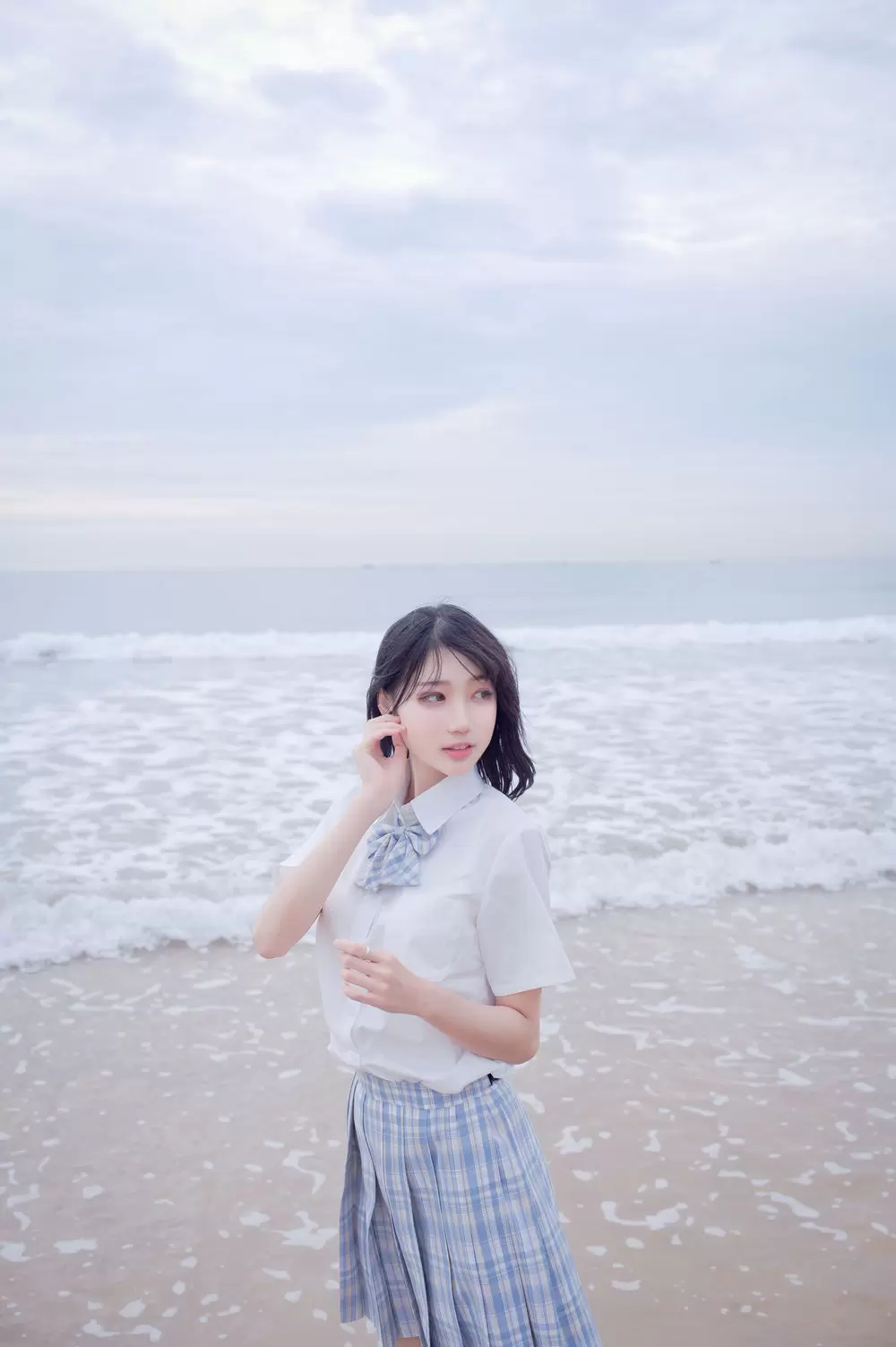 No.020-海边jk [35P] 夏季好身材美女壁纸高清好看-丽图阁